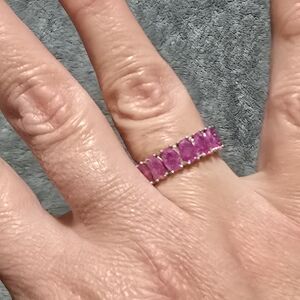 Elegant Pink Gemstone Ring